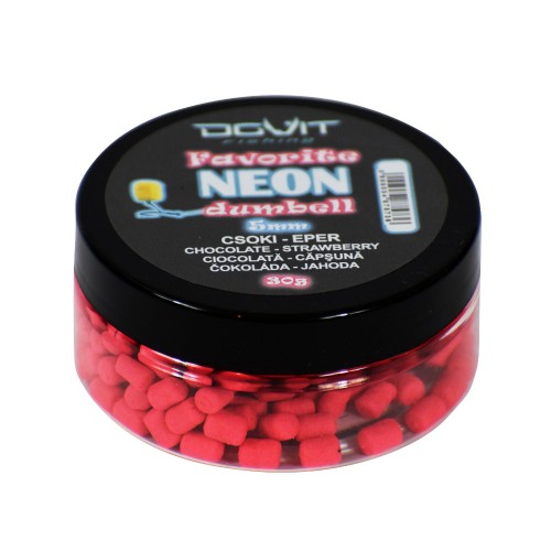 Favorite dumbell Neon 5mm - Csoki-eper