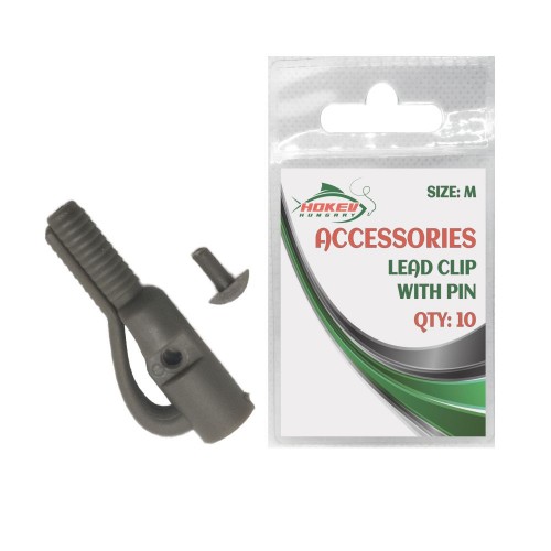 Lead clips with pin - M